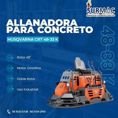 ALLANADORA PARA CONCRETO HUSQVARNA CRT 48-33 K - tools - by dealer